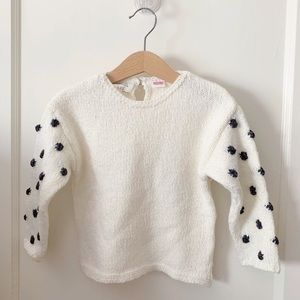 Zara Baby Girl Polka Dot Sweater 18-24M